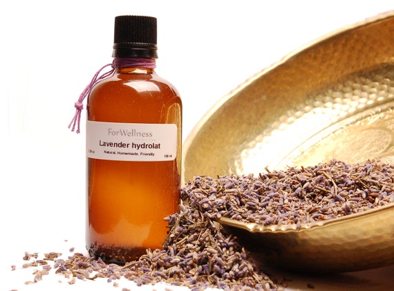 Home made Lavender Hydrolat Floral Water Natural Hand-made Vegan