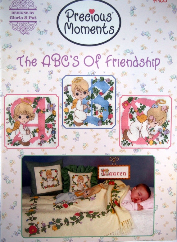 Precious Moments The ABC's Of Friendship Cross Stitch