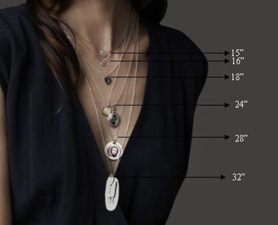 Choose the Perfect Necklace Length Tips on by MassaJewelry on Etsy