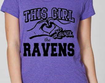 Popular items for ravens shirt on Etsy