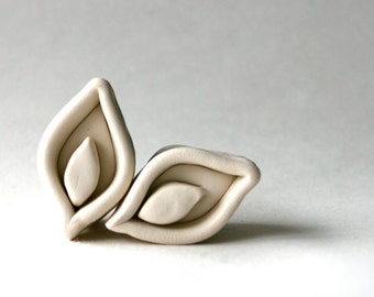 Handmade Clay Stamp, Calla Lily Texture Tool, Moroccan Tile, Pattern Stamp for Clay, Giselle No. 5
