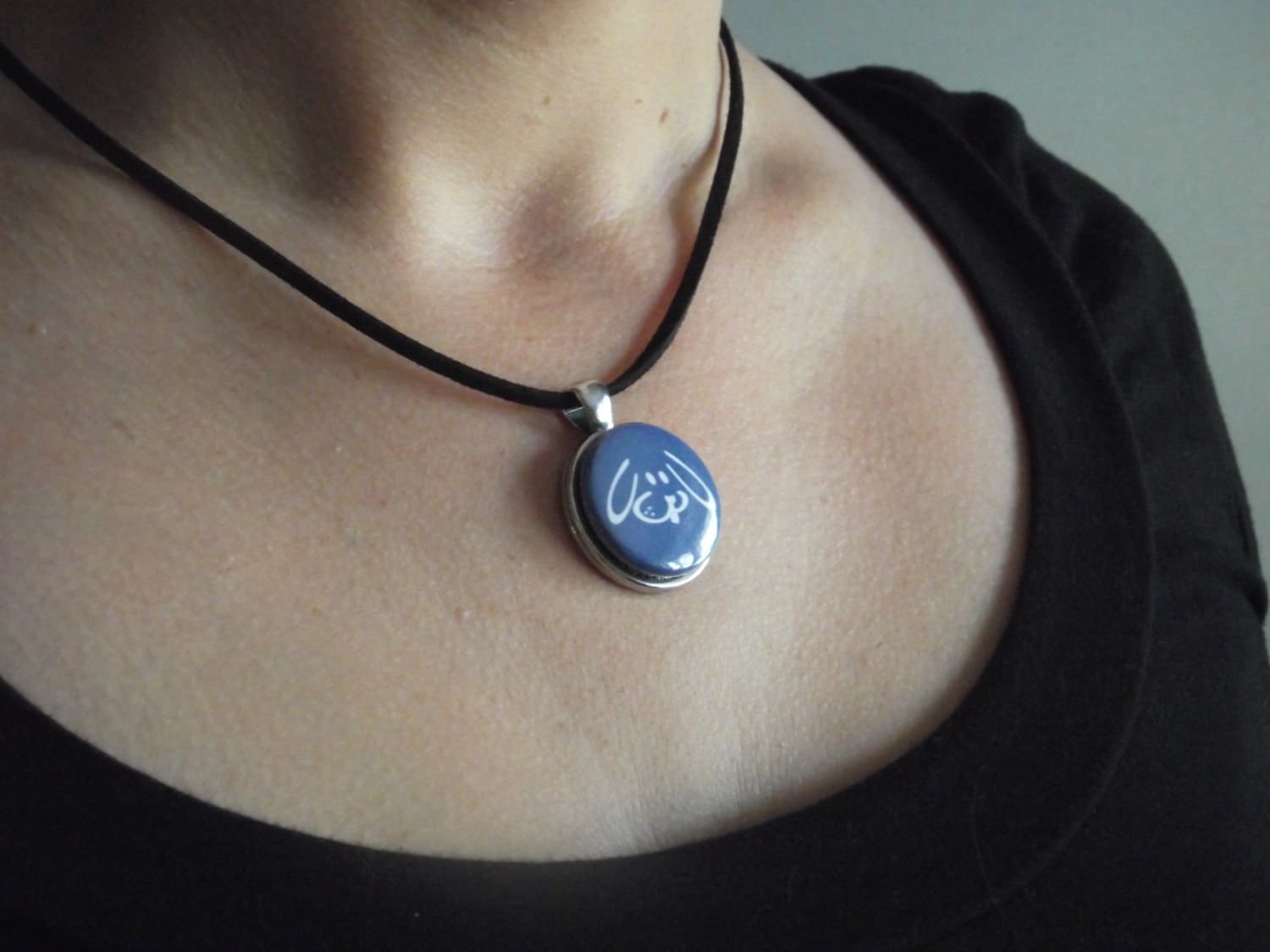Interchangeable Button Necklace Pendant Completely