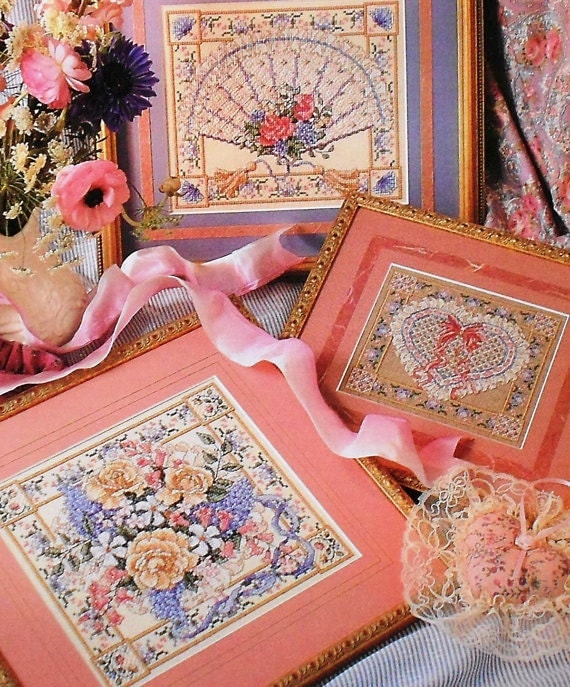 Victorian Elegance Sampler Counted Cross Stitch Pattern Chart