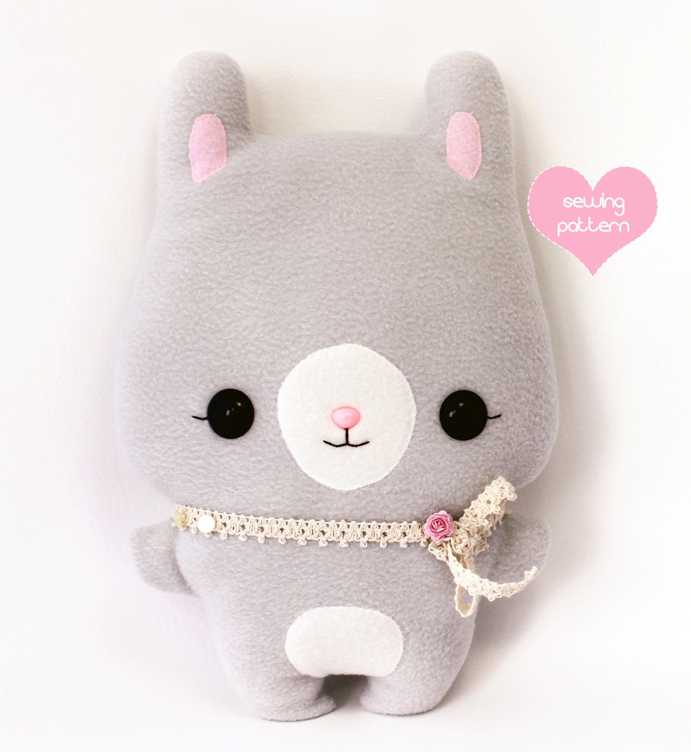 pdf sewing pattern bunny rabbit stuffed animal easy pdf sewing pattern bunny rabbit stuffed animal easy