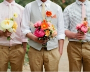 Wedding Mens Tie Skinny Necktie R. Altman- Laid-Back necktie- light yellow chambray