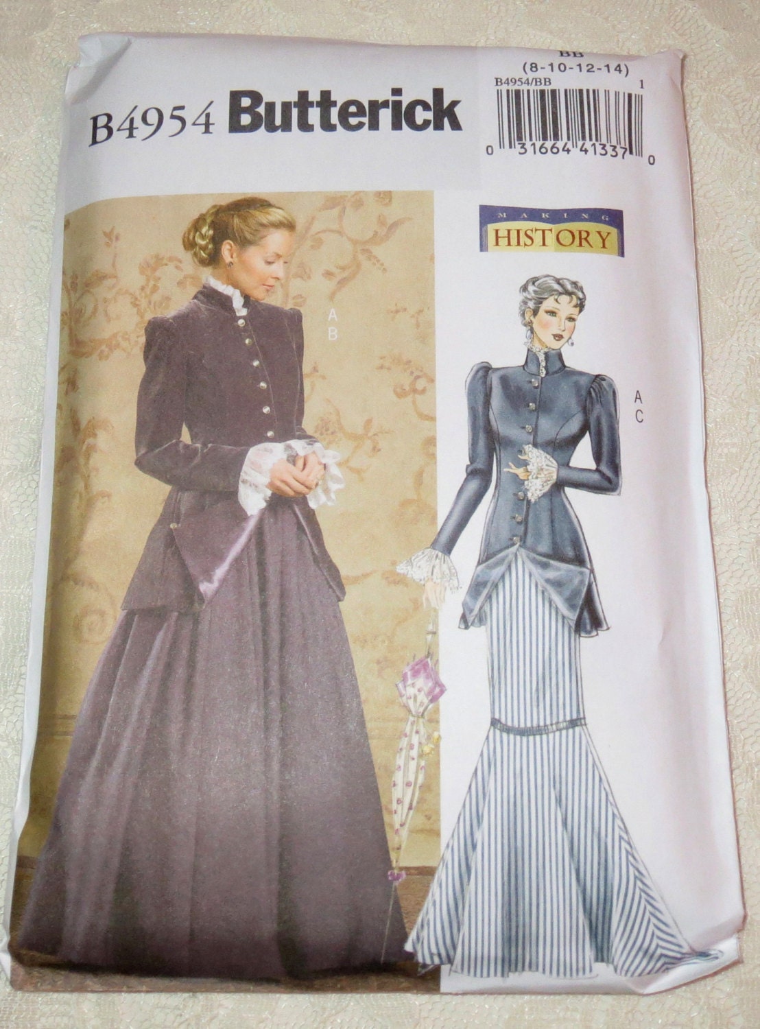 Butterick B4827 Making History Victorian Style Jacket and