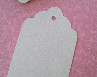 Chipboard Tags, Large Tags, Set of 25, Gift Tags, Product Tags, Wedding Tag, Thick Tag