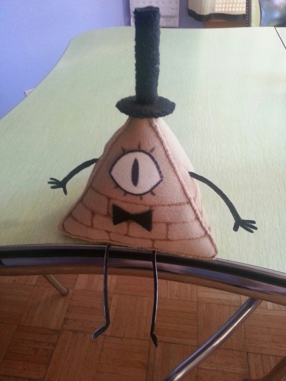 Bill Cipher plush by Moopdrea on Etsy