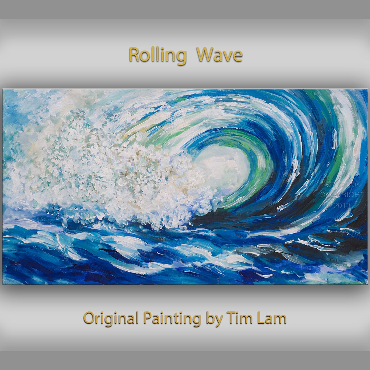 Art Original seascape painting modern landscape painting