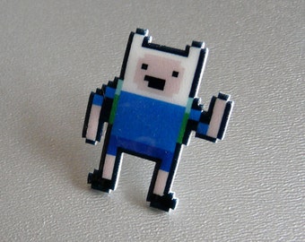 dude, what the bjork - adventure time finn the human pin