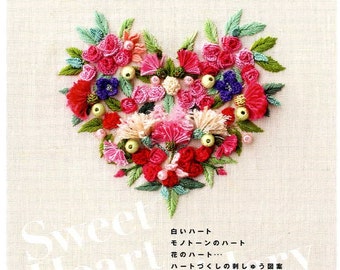 Ayako Otsuka's Sweet Heart Embroidery - Japanese Craft Book MM