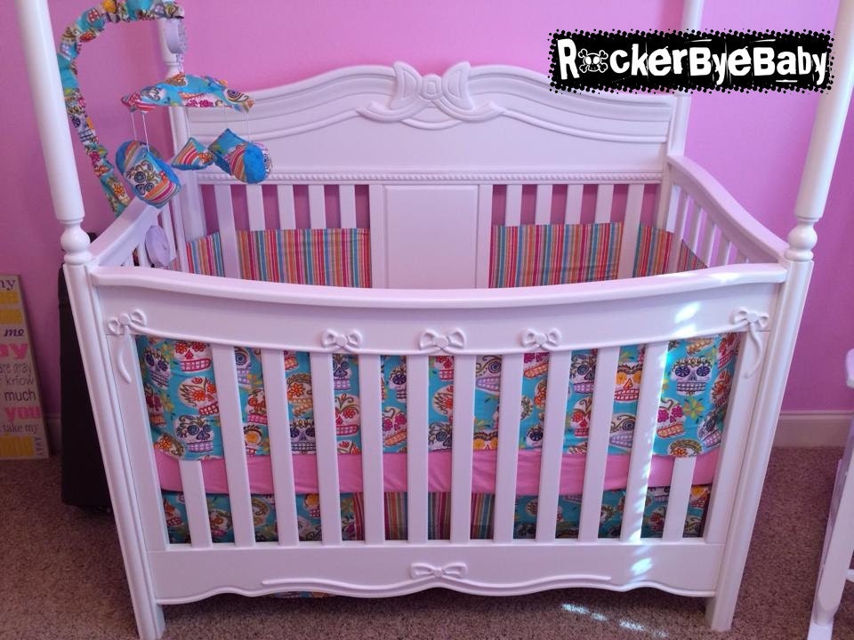 Custom Made Punk Rock Crib Mobile with plus by RockerByeBaby