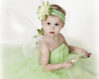 Tinkerbell Wings - White Pixie Wings - Handmade Fairy Wings - Wings ONLY, Tutu Dress Not Included