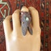 Adjustable Gemstone Turquoise/Copper Cicada Ring, Mother of Pearl, statement ring, insect jewelry, insect ring, Steampunk, bug ring. Cicada