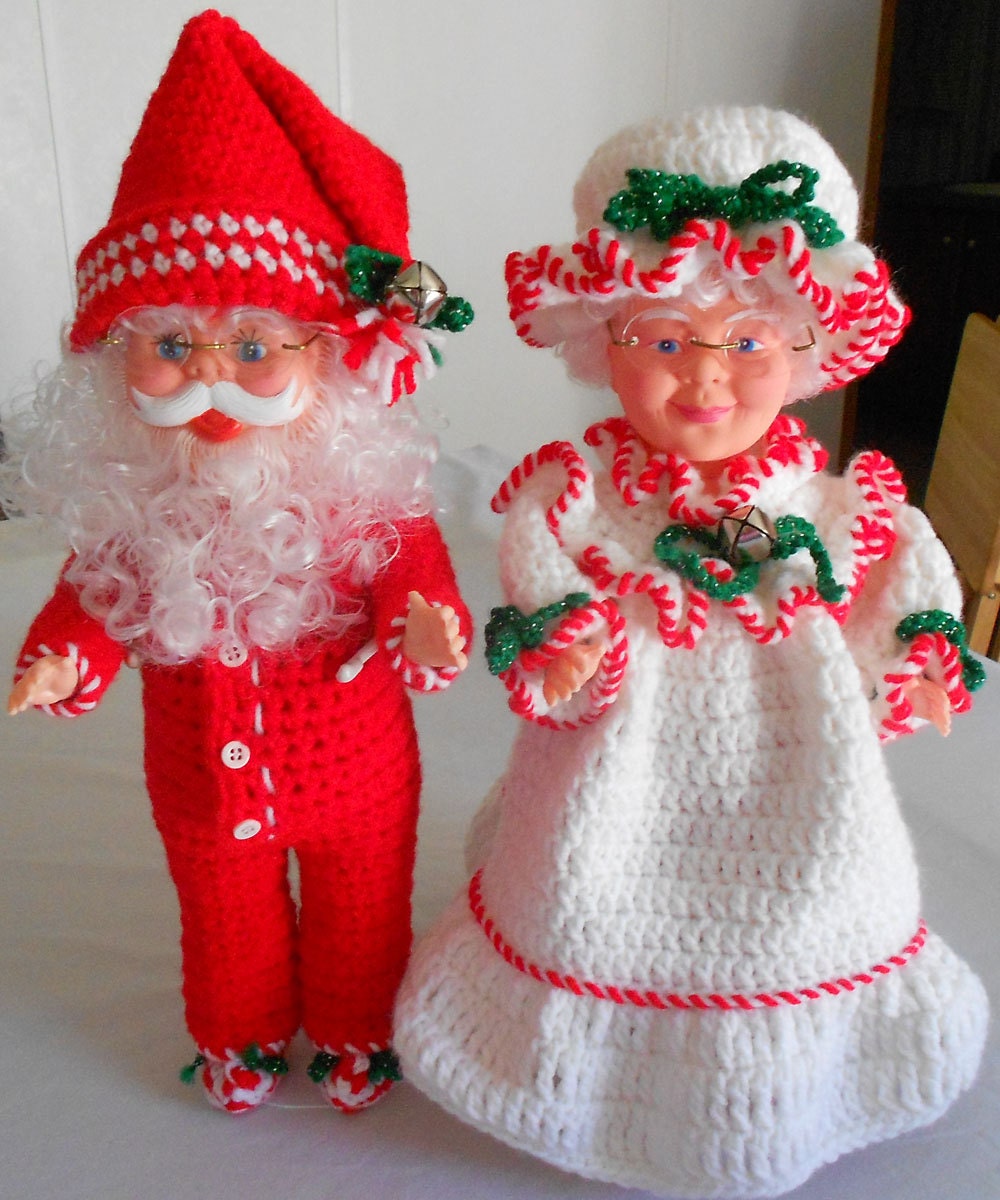 santa claus and mrs claus christmas decor dolls by santa claus and mrs claus christmas decor dolls by