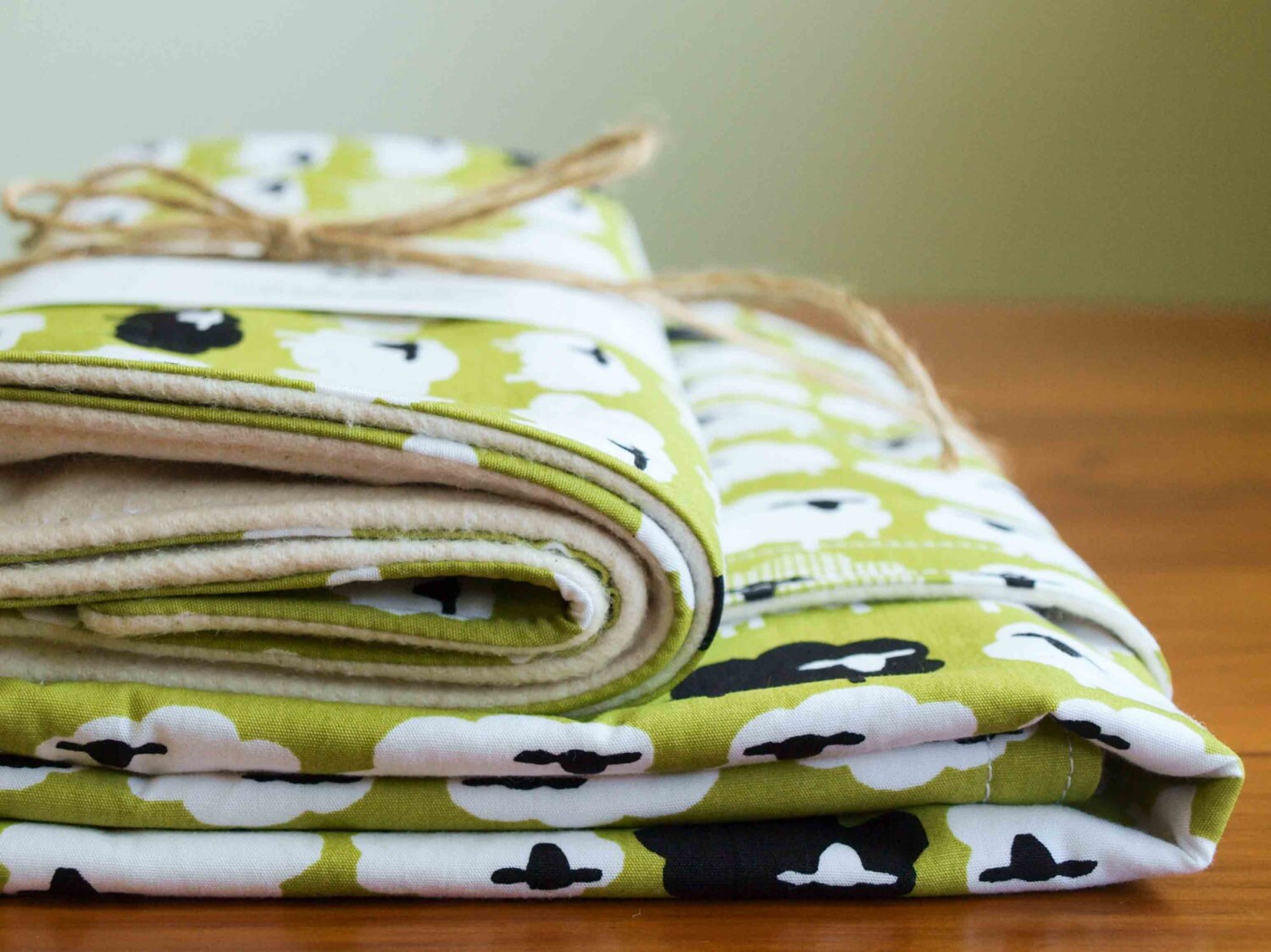 Organic Baby Blanket and Set of 2 Burp by