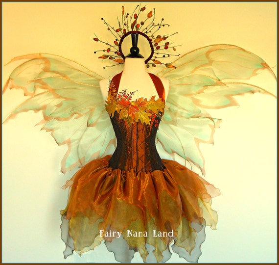 Items similar to Adult Fairy Costume - The COPPER ACORN Faerie ...