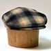 Driving Cap in Vintage Shadow Plaid Wool - Ready to Ship