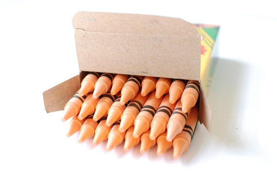 Items similar to Apricot Crayola Crayons, Box of 24 on Etsy