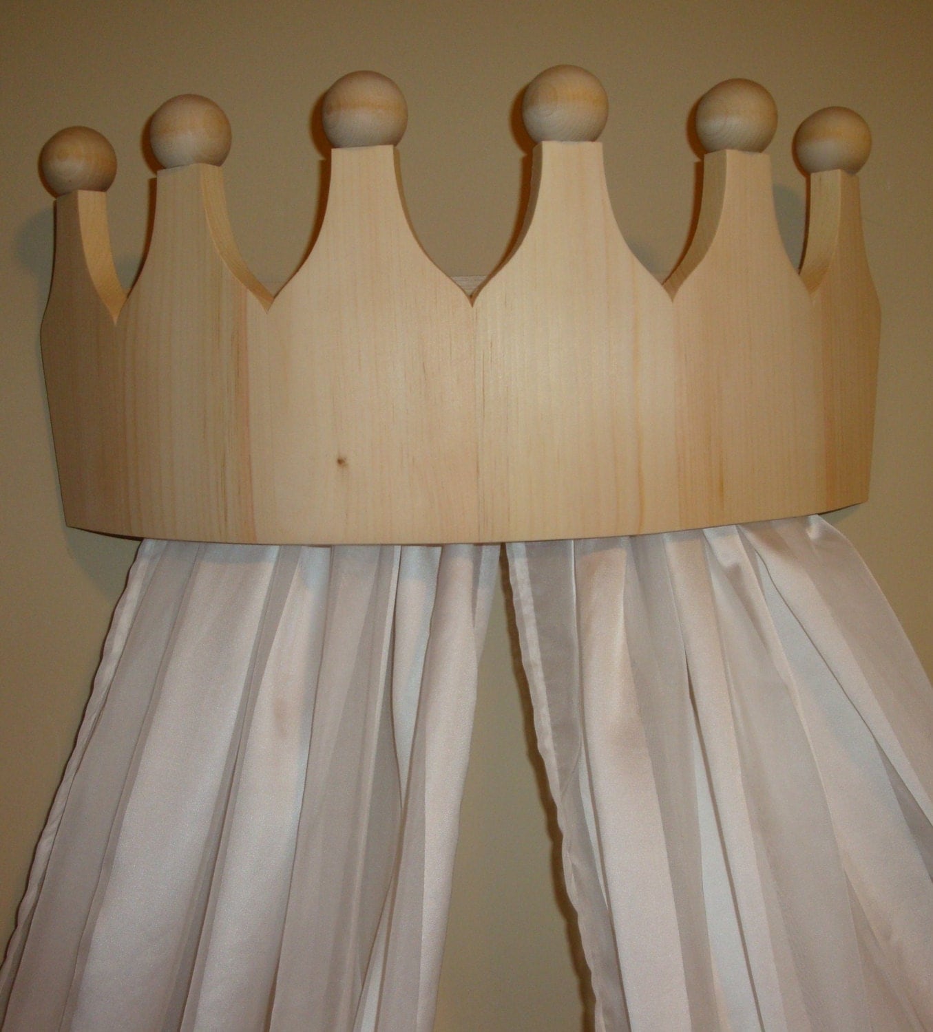 Princess Bed Crown Valance / Canopy / Cornice for Girls Room