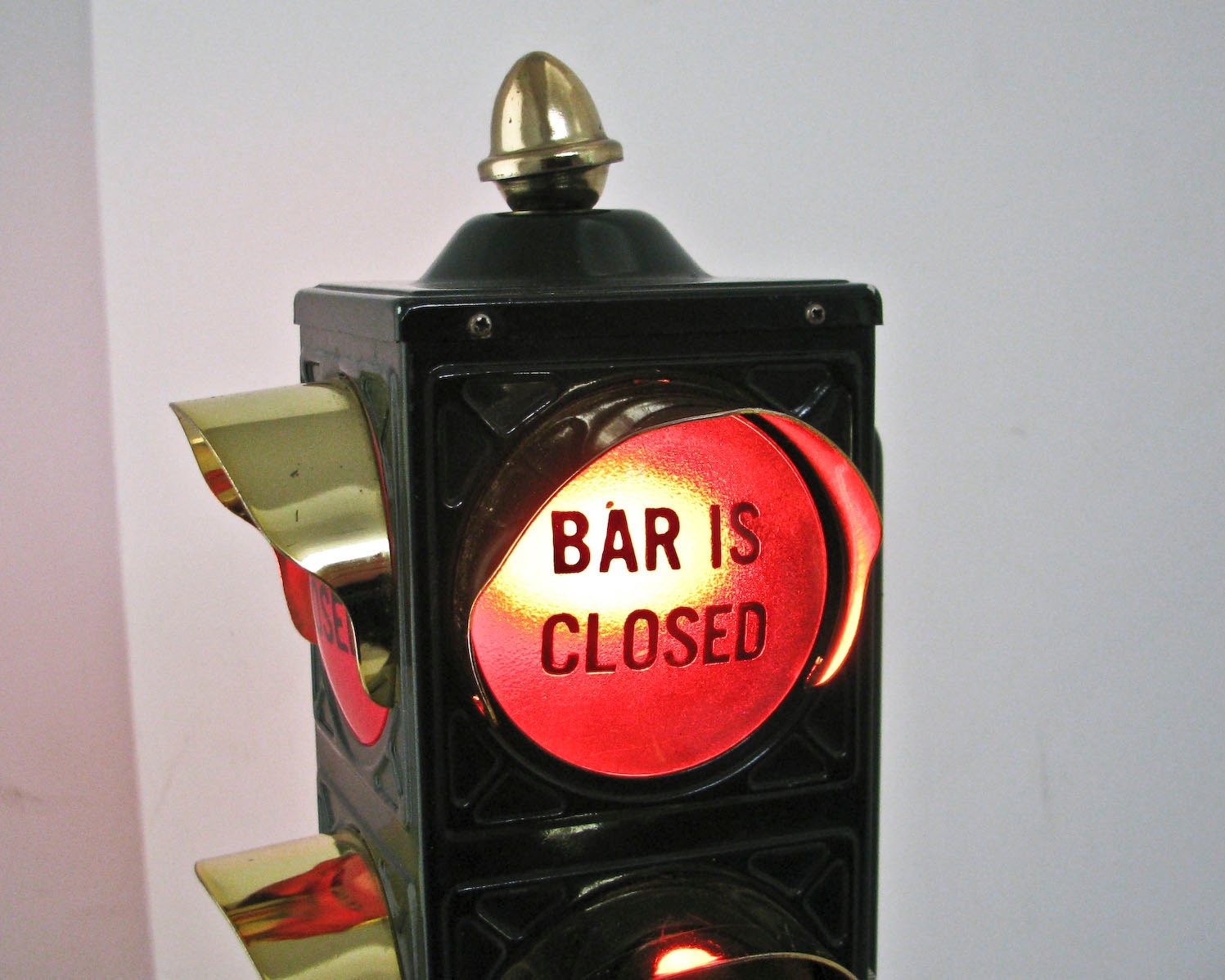 Vintage Traffic Light Bar Lamp 1960s Metal Traffic Light