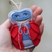 Super Hero Felt Owl // Dress Up Adventure Ornament // Room Decor for Children by OrdinaryMommy on Etsy