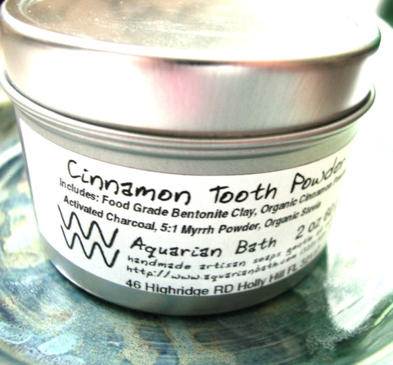 Cinnamon Stick Tooth Powder Natural Toothpaste by AquarianBath
