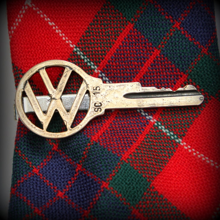 Vintage Volkswagen Key Tie Clip Clasp Bar VW Car Key 164 by mrd74