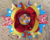 Pinocchio inspired Disney World Vacation Boutique Hair Bow Costume Il_170x135