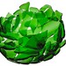 SALE - Broken Bottle Bowl - Emerald
