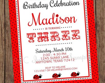 Custom Printed Automotive Birthday Invitations 1.00 each