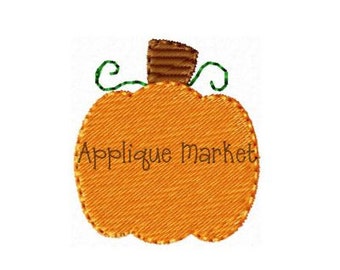 Machine Embroidery Design Applique Pumpkin Mini 2 INSTANT DOWNLOAD