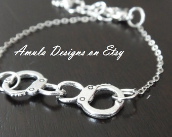 Handcuff 50 Shades Bracelet Chain Christian Grey Anastasia BDSM