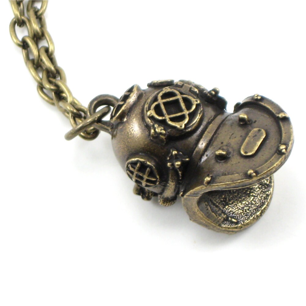 Nautical Steampunk Necklace Holy Diver 20000 by ghostlovejewelry