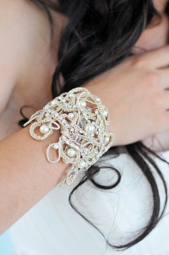 Beautiful wedding bracelet-handmade and unique
