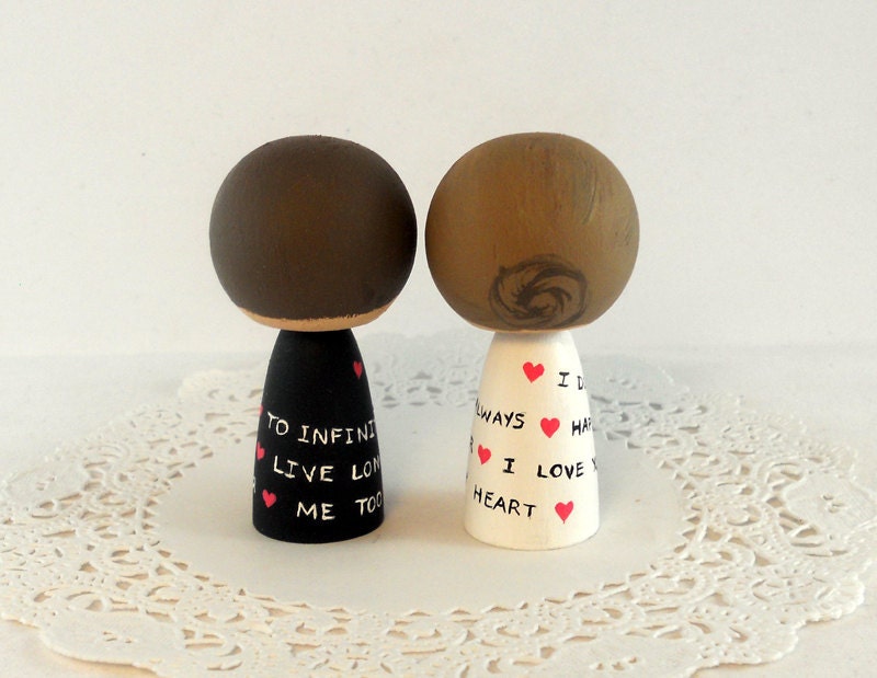 Nerd Vows Wedding Cake Toppers