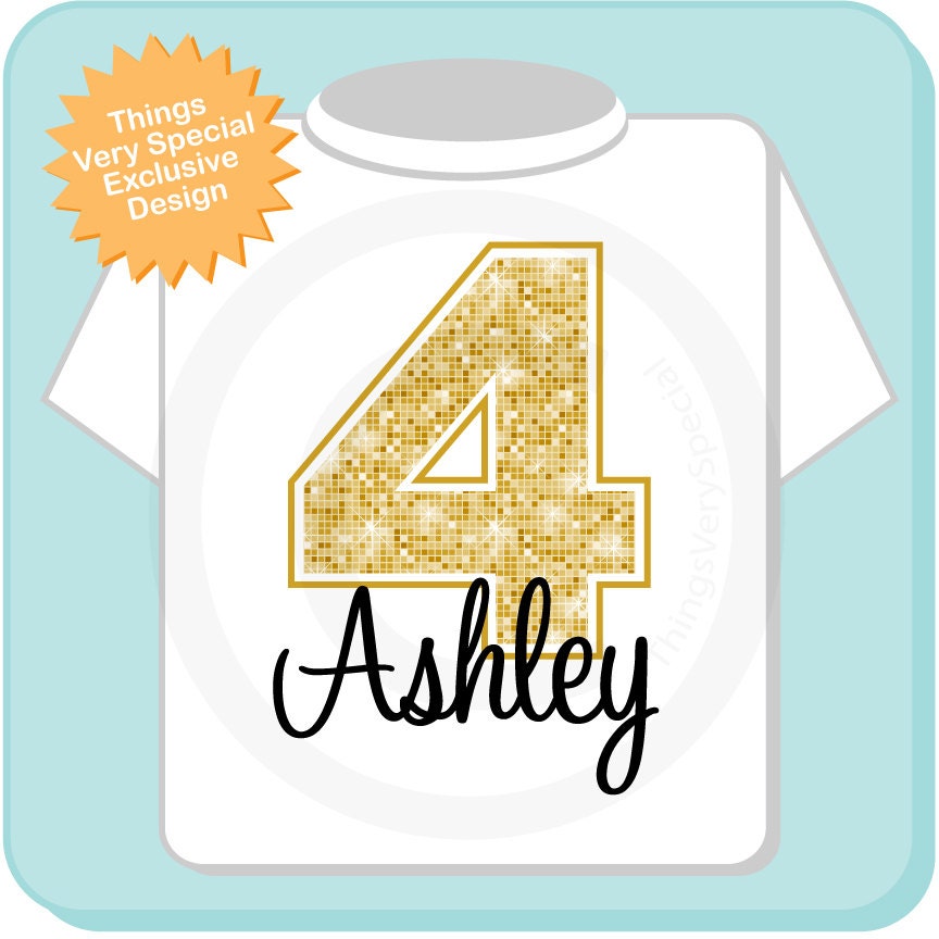 fourth birthday shirts