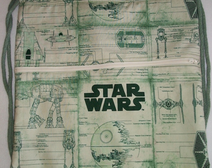 Star Wars Green Prints: Backpack/tote