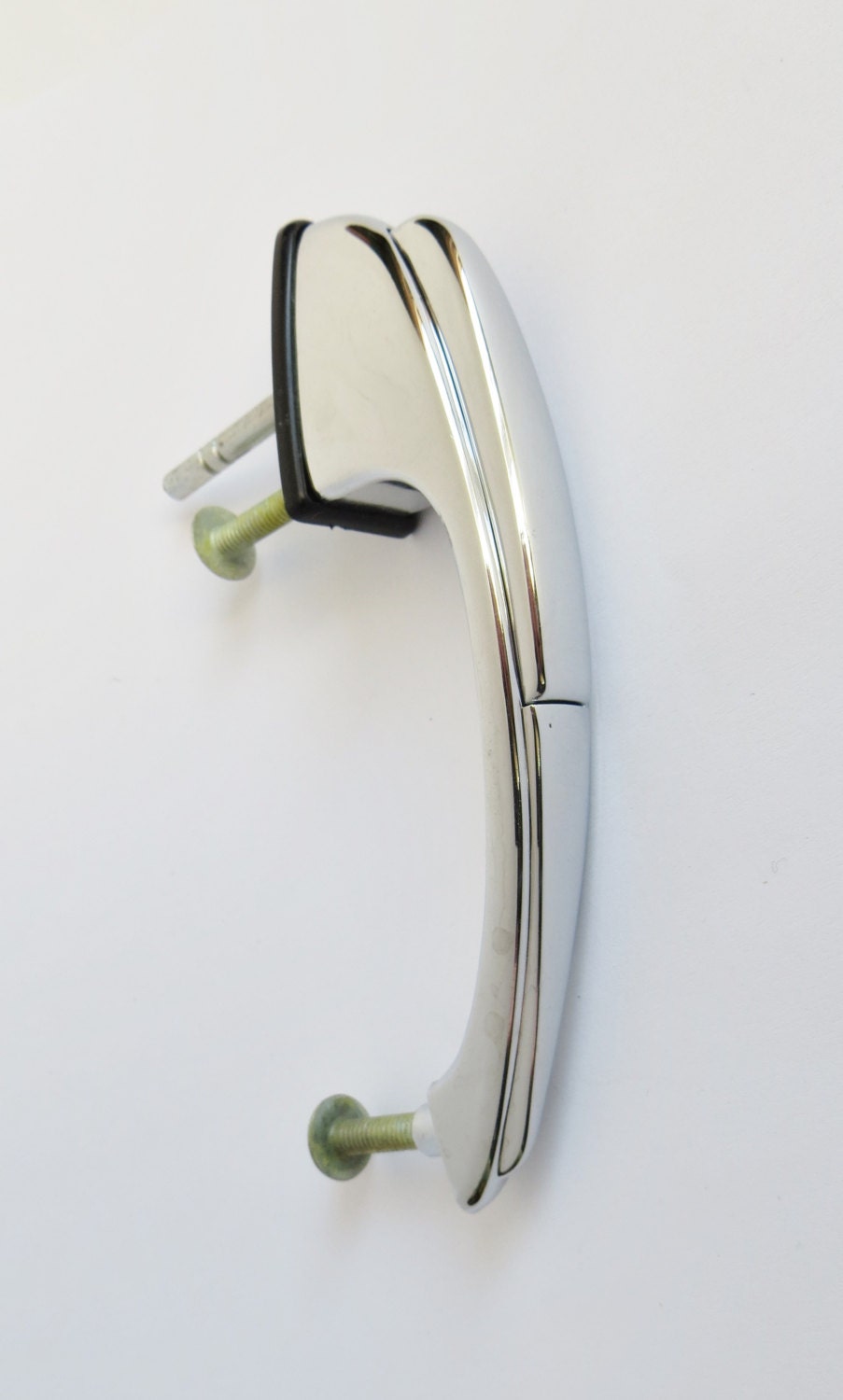 Vintage Push Button Pulls Chrome Catch by Iprefervintage