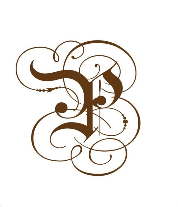 Items similar to Parchment Style Letters on Etsy