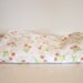 strawberries and ruffles vintage sheet