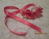 Ballerina - Flower Girl - Bridal - Prom - Versatile Hair accessory - wrist corsage - ankle bracelet