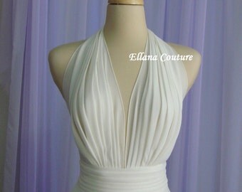 Liliana - Retro Inspired Tea Length Wedding Dress.