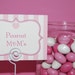 Instant Download-Candy Buffet Printable Party Editable Labels or Tags All Pink-PDF Files, You Type Your Own Text