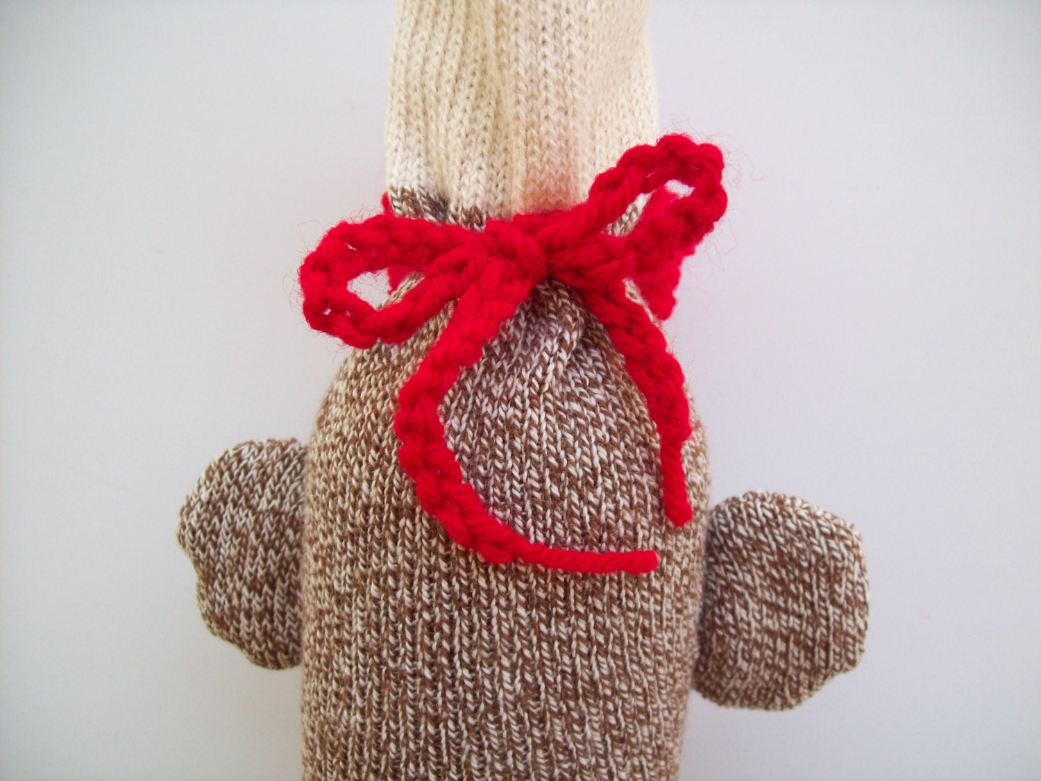Sock Monkey Wine Bottle Cover