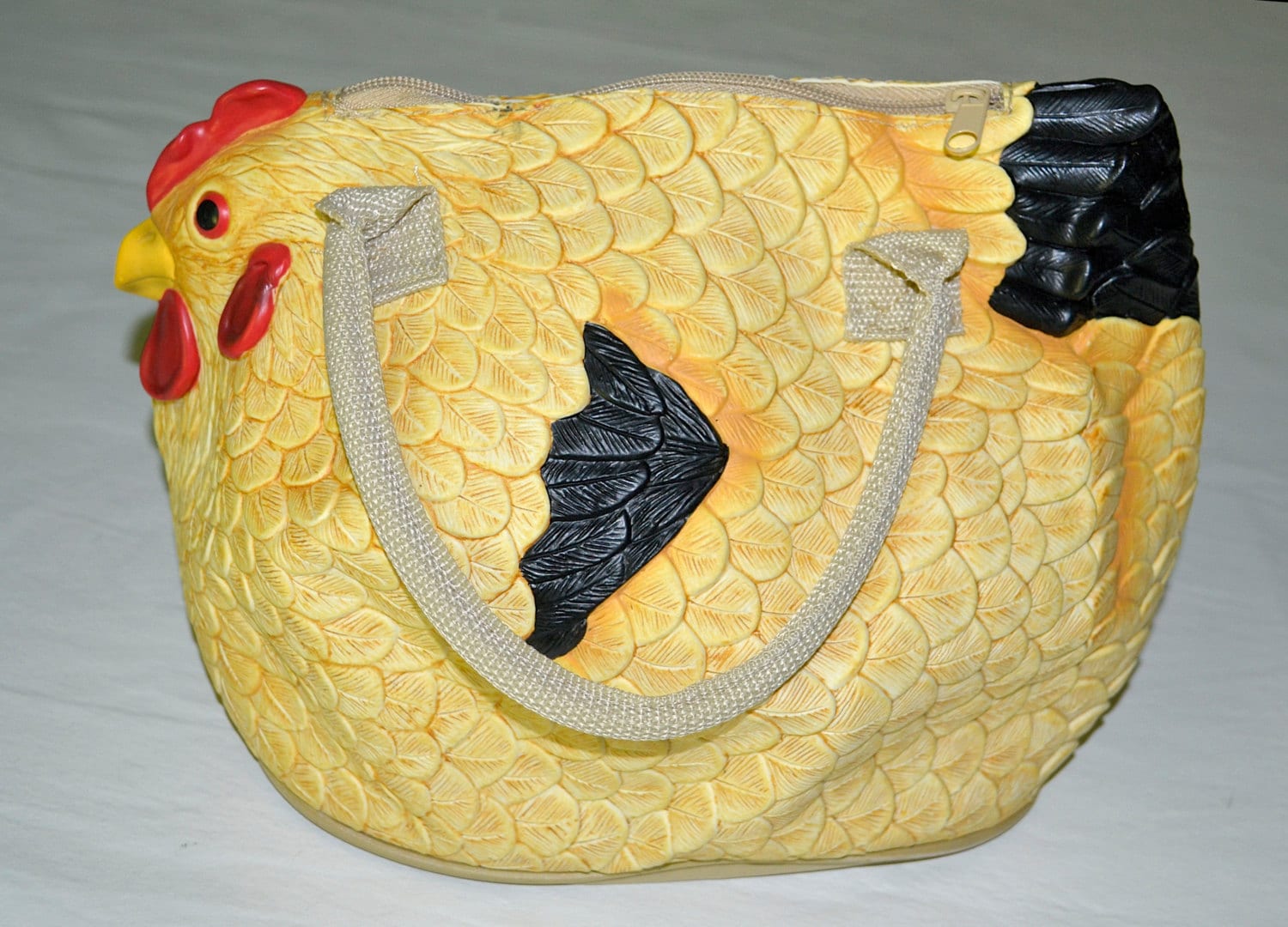 Vintage Rubber Chicken Handbag by honeybeepollen on Etsy