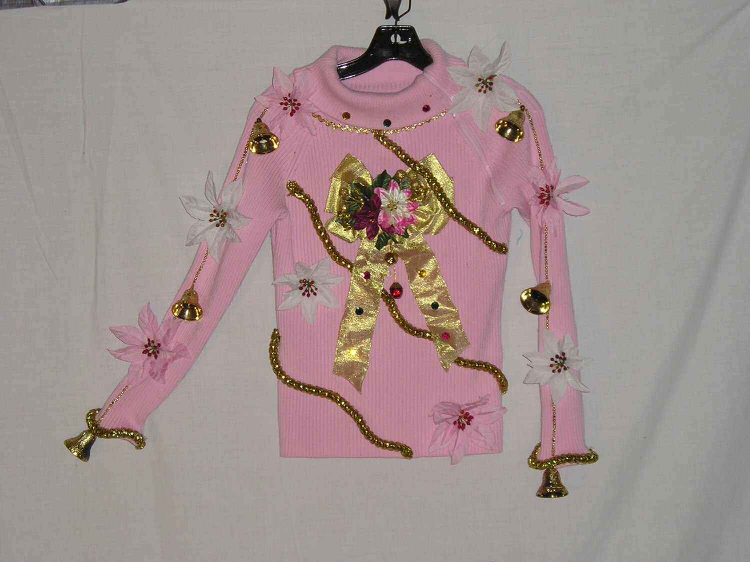 ugly pink sweater