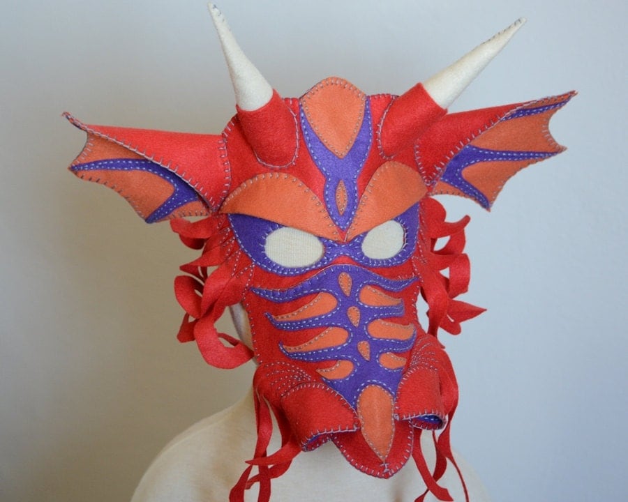 Dragon Mask PDF Pattern