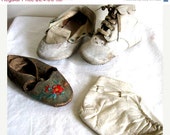 4 Antique Baby Booties - Shoes - Boots