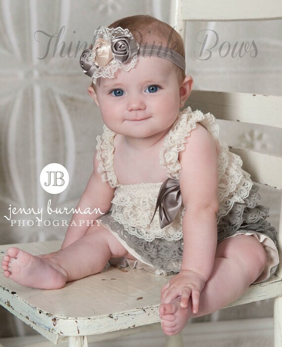 SALE! Petti lace romper,Baby girl Petti Romper, Petti Romper, Lace Romper, Romper, Bubble Romper,Baby lace romper. by ThinkPinkBows